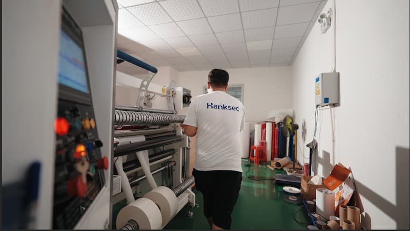 Hanksec high-precision material slitting and rewinding