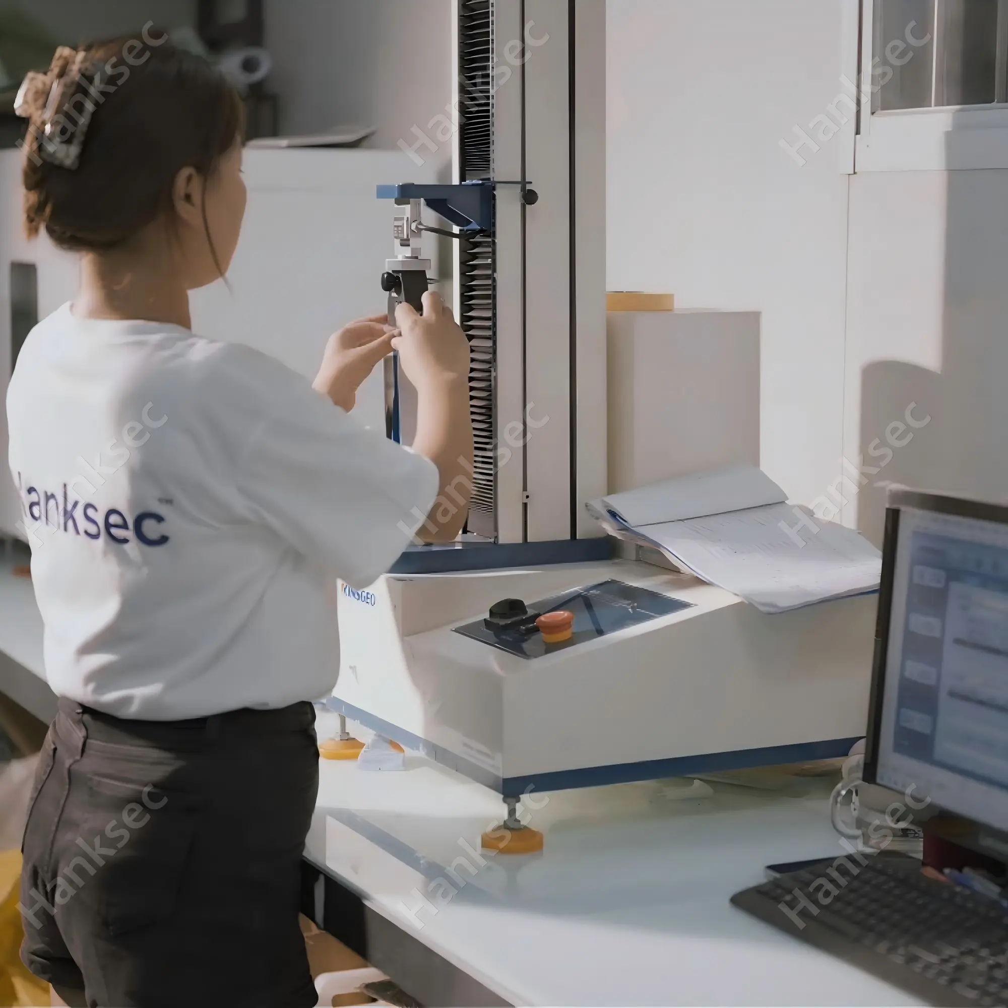 Peel strength and adhesive performance testing for VOID label materials