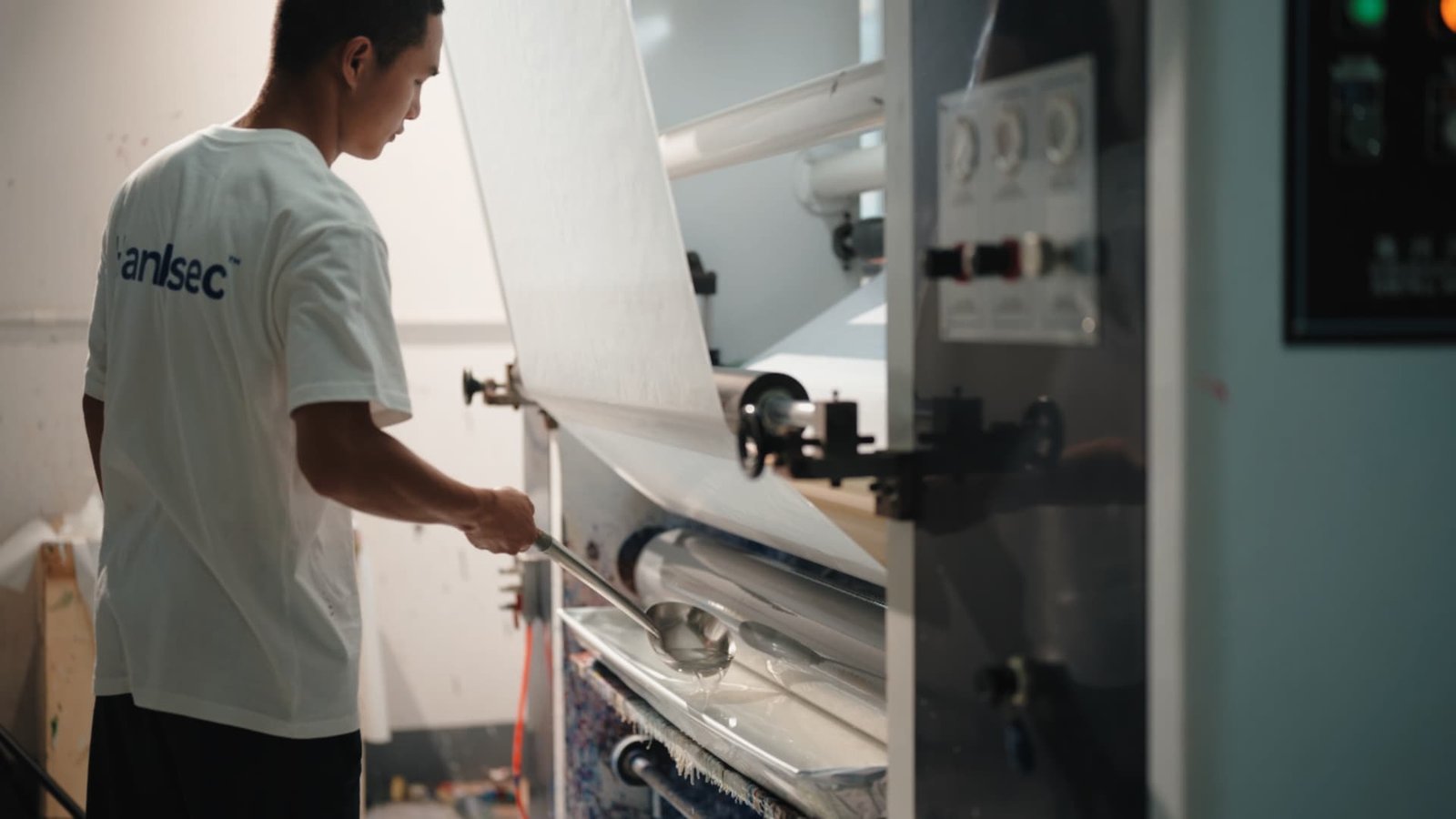Hanksec security layer coating production process
