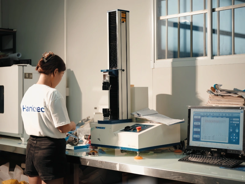 Hanksec security label material quality inspection and control